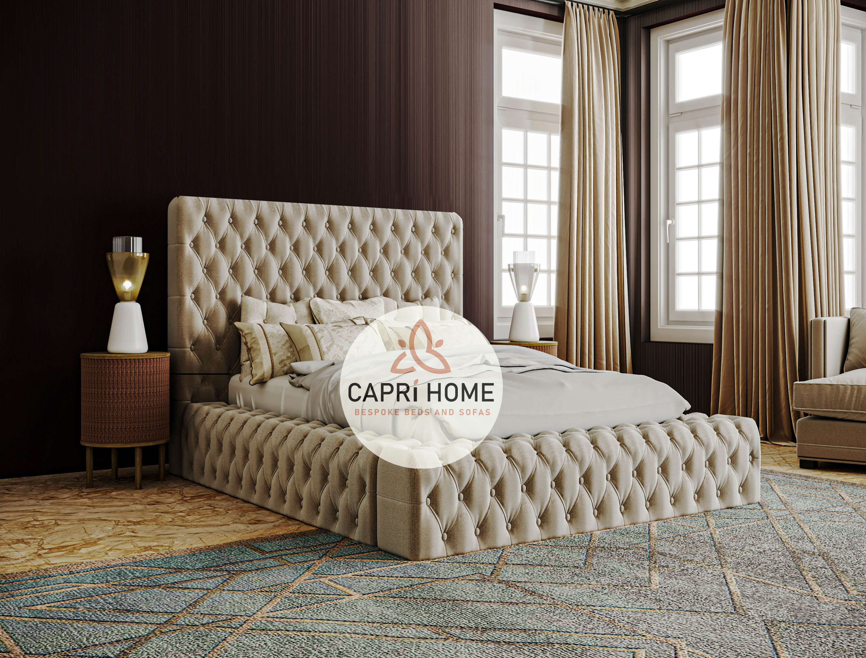 Graham storage platform online bed