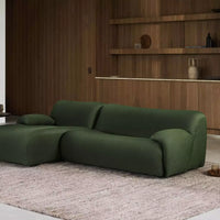 1977 Modular Sofa with Bench Seat, Chaise and Armrests