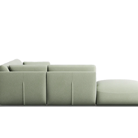 Willow 6 Seat Corner Modular with High Arms & Ottoman