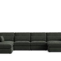 Federal 7 Seat Corner Terminal with Chaise