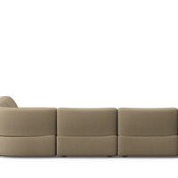 Osier 6 Seat Corner Modular with Ottoman