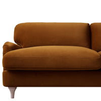 Daphnis Cinnamon Velvet Sofa 3-Seater