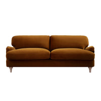 Daphnis Cinnamon Velvet Sofa 3-Seater