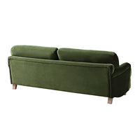 Daphnis Fern Green Velvet Sofa 3-Seater