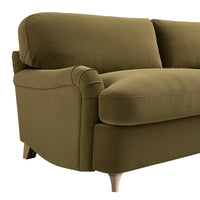 Daphnis Fudge Velvet Sofa Bed Large 3-Seater
