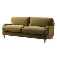 Daphnis Fudge Velvet Sofa 3-Seater