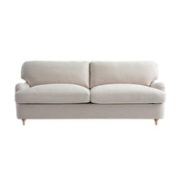 Daphnis Oatmeal Fabric Sofa Bed Large 3-Seater