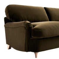 Daphnis Seaweed Velvet Sofa Bed Large 3-Seater