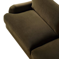 Daphnis Seaweed Velvet Sofa 3-Seater