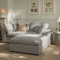 Lutyens Taupe Boucle Modular Sofa 2-Piece Chaise