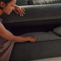 Aura Sofa with Large Back Cushions, Bolsters and Storage