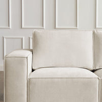 Brooklyn 3 Seater Sofa - Ivory