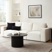 Brooklyn 3 Seater Sofa - Ivory