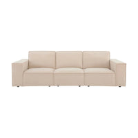 Brooklyn 3 Seater Sofa - Stone