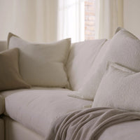 Cairo Feather 3 Seater Sofa - Vanilla