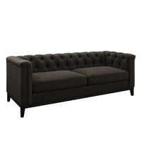 Chesterfield 3 Seater Sofa - Dark Brown