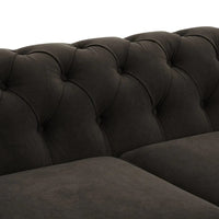 Chesterfield 3 Seater Sofa - Dark Brown