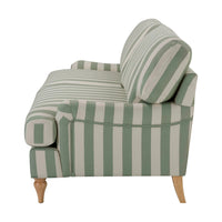 Hampshire 3 Seater Sofa - Green Stripe