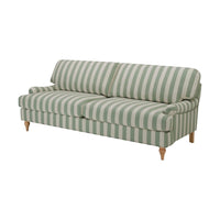 Hampshire 3 Seater Sofa - Green Stripe