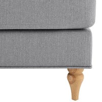 Hampshire Left Hand Chaise Sofa - Mid Grey