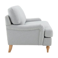Hampshire Loveseat - Blue Stripe
