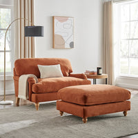 Hampshire Loveseat - Burnt Orange