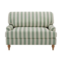 Hampshire Loveseat - Green Stripe