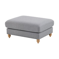 Hampshire Pouffe - Mid Grey