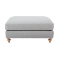 Hampshire Pouffe - Blue Stripe