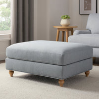 Hampshire Pouffe - Blue Stripe