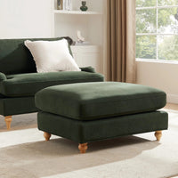 Hampshire Pouffe - Olive Green