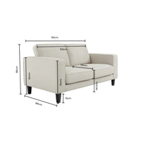 Soho 2 Seater Sofa - Natural