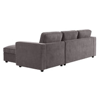Soho Right Hand Chaise Sofa - Grey