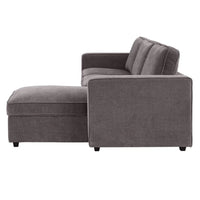Soho Right Hand Chaise Sofa - Grey