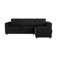Soho Right Hand Chaise Sofa - Ink