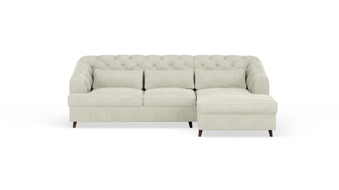 Earl Grey Corner Sofa Bed with Chaise