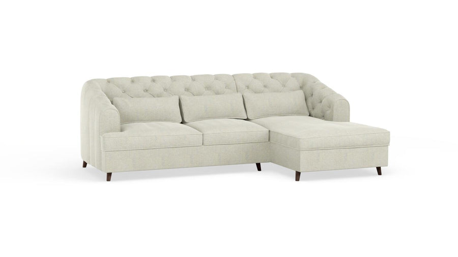 Earl Grey Corner Sofa Bed with Chaise