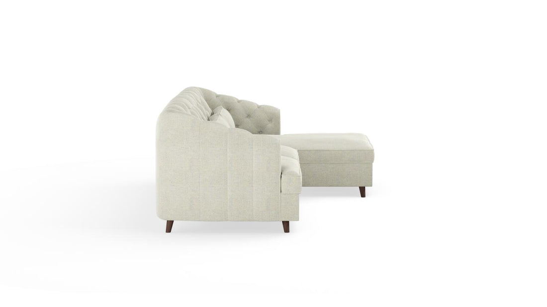 Earl Grey Corner Sofa Bed with Chaise