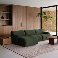 1977 Modular Sofa with Chaise and Armrests