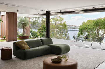 1977 Modular Sofa with Bench Seat and Chaise