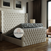 Shelby Winged Upholstererd Bed