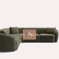 Nora 7 Seat Corner Modular Cosy Sofa