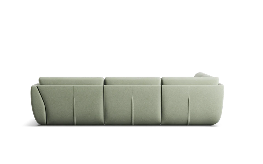 Willow 6 Seat Corner Modular with High Arms & Ottoman