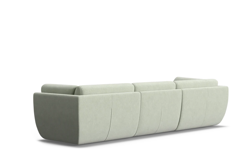 Willow 3 Seat & Chaise with High Arms