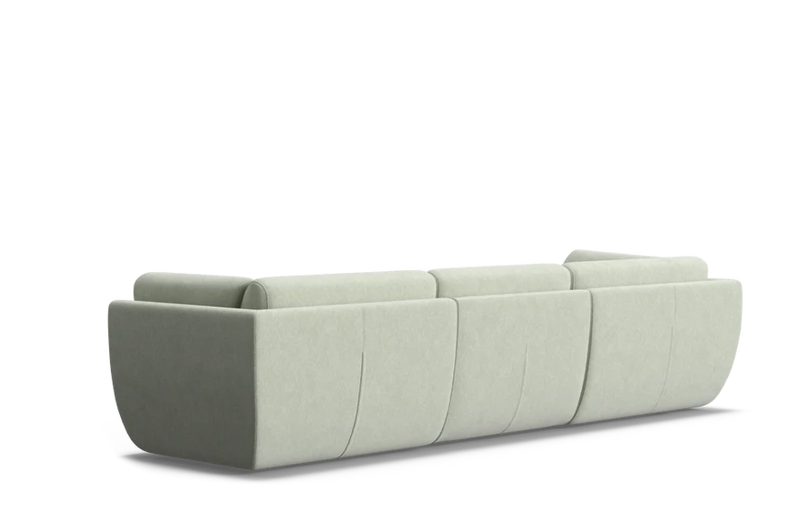 Willow 3 Seat & Chaise with High Arms