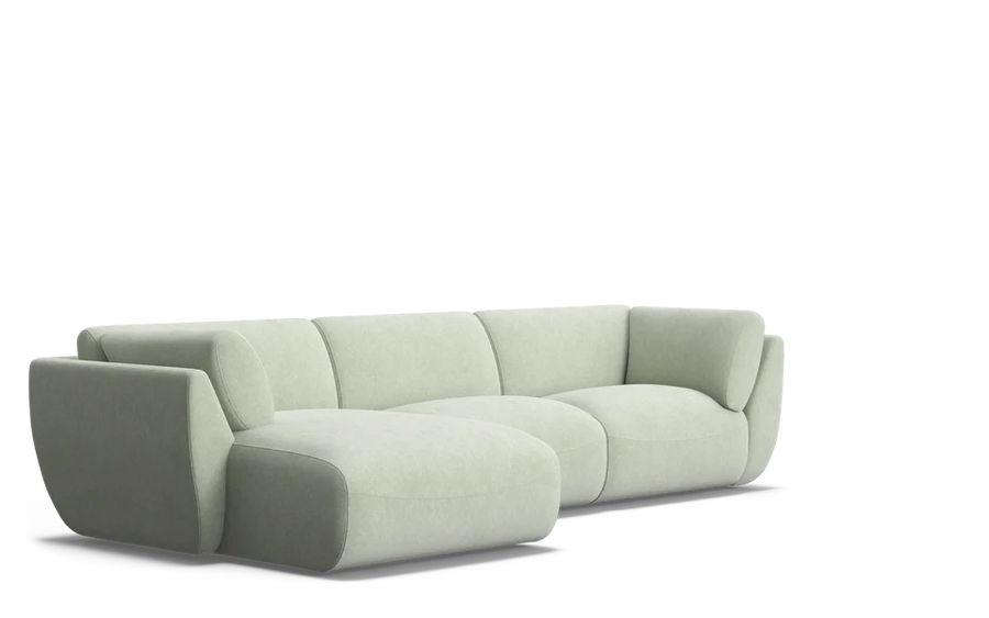 Willow 3 Seat & Chaise with High Arms