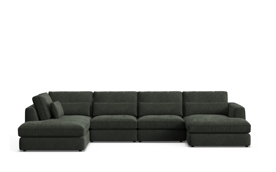 Federal 7 Seat Corner Terminal with Chaise