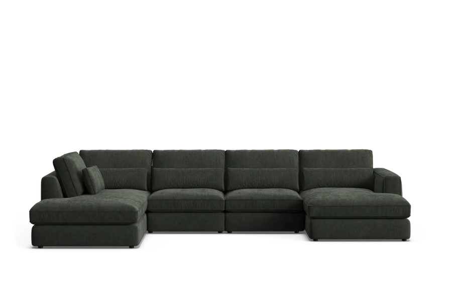 Federal 7 Seat Corner Terminal with Chaise