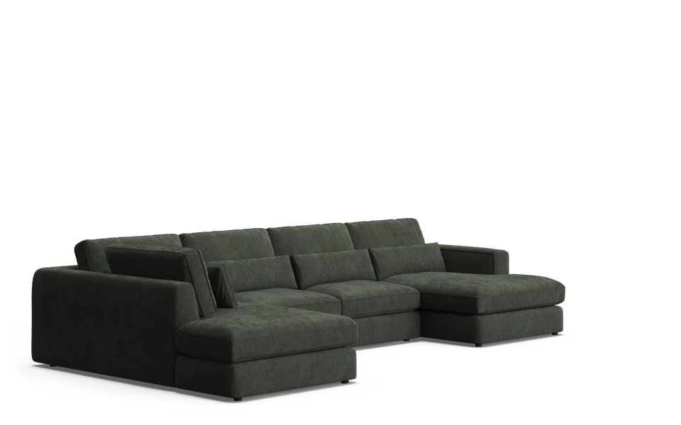 Federal 7 Seat Corner Terminal with Chaise