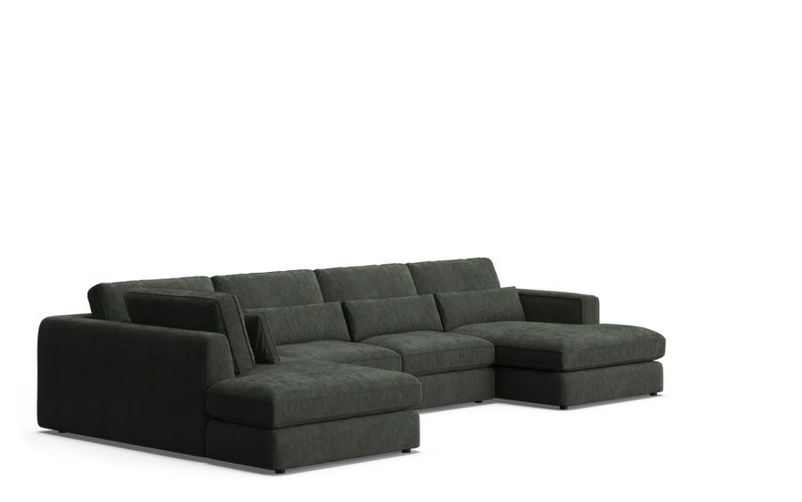 Federal 7 Seat Corner Terminal with Chaise